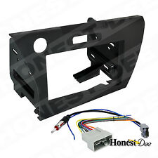 95-7879 Double Din Radio Install Dash Kit & Wires for CRZ CR-Z, Car Stereo Mount picture