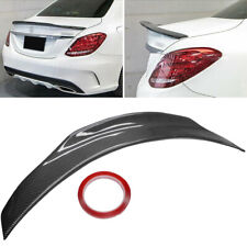 FOR 15-2021 MERCEDES BENZ W205 C63 AMG PSM STYLE CARBON FIBER LOOK TRUNK SPOILER picture