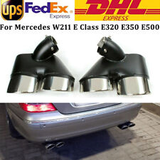 For Mercedes AMG W211 E Class E320 E350 E500 E63 Car Exhaust Muffler Pipe Tips picture