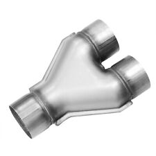 Universal 409 Stainless Exhaust Y Pipe, 3