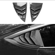 Fit Tesla Model Y Rear Side Window Louvers Cover Shades Blinds Accessoriese picture
