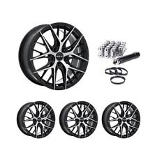 Set of 4 RTX Valkyrie Black Alloy Wheel Rims for Acura P37949 18x8 18 Inch  picture