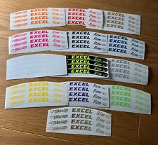 8 X TAKASAGO EXCEL WHEEL RIM MOTORCYCLE STICKERS picture