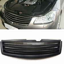 Front Bumper Hood Grill Grille For Infiniti M35 M45 2008 2009 2010 Matte Black picture