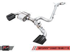 AWE SwitchPath Exhaust w/ Diamond Black RS Style Tips for 18-19 Audi TT RS 2.5L picture