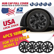 Set for Tesla Model 3 Storm Wheel Rim Cover 4PCS 18inch Hubcap Full Cover picture