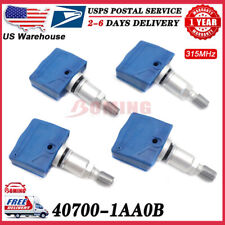New Set of 4 TPMS 40700-1AA0B Tire Pressure Sensors for Nissan Infiniti 315MHz picture