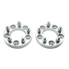 2pc 1 inch Wheel Spacers Adapter 5x114.3 5x4.5 82.5CB 1/2 x20 for Ford Mustang picture