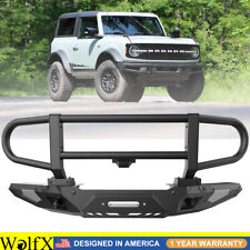 Bronco Front Bumper For 2021-2024 Ford Bronco w/Front View Camera Brackets Mount picture