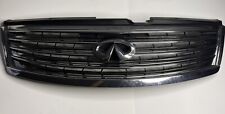 2008-10 INFINITI M35 M45 FRONT BUMPER UPPER GRILLE GRILL ASSEMBLY & EMBLEM OEM picture