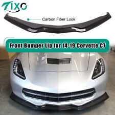 Carbon Fiber Look Front Bumper Lower Lip Splitter for 15-19 Corvette C7 Z06 picture