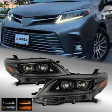 For 11-20 Toyota Sienna Projector PRO-Series Headlights Replacement Alpha-Black picture