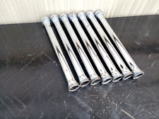 VINTAGE LOT OF 7 CORVAIR MONZA CHROME PUSH ROD TUBES picture