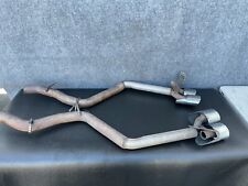 2003-2006 MERCEDES W211 E55 AMG SPORT EXHAUST PIPES & TIPS SET OEM picture