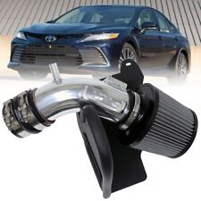 HPS Polish Shortram Air Intake Kit w/Heat Shield For 18-24 Camry 2.5L 4CYL XV70 picture