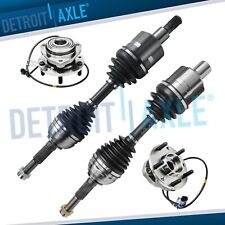 Front Wheel Hubs & Bearings + Front CV Axle Shafts for Chevy Blazer GMC Jimmy picture
