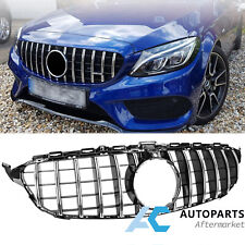 GT R AMG Style Grill Bumper Grille W/Camera for Mercedes Benz W205 C250 C300 picture
