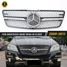 Dia-monds Grill For Mercedes W164 2009-2011 ML350 ML500 ML550 Grille w/ Star picture