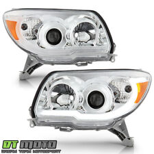 For 2006-2009 Toyota 4Runner Chrome LED Tube Upgrade Style Projector Headlights picture