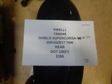 PIRELLI DIABLO SUPERCORSA SP V3 200 55 17 78W REAR MOTORCYCLE TIRE 1596948 CQ2 picture