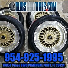 4 Wheels & Tires 17 Inch JNC 004 17x8.5 GoldRims  BP: 5x112 Mercdes SL500 picture