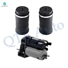 Set Air Compressor-Rear Air Spring Bag To 2016-2019 Mercedes-Benz GLE63 AMG picture