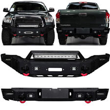 Vijay For 2007-2013 Tundra Fornt and Rear Bumper w/9xLED Lights and 4xD-Rings picture