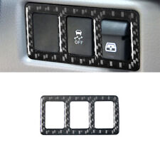 Carbon Fiber Dashboard Switch Button Panel Trim Cover For Toyota Tundra 2007-13 picture