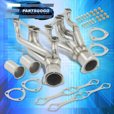 For Chevy 265-400 V8 Small Block SBC Stainless Shorty Exhaust Manifold Header picture