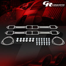 EXHAUST MANIFOLD HEADER GASKET COMPLETE SET FOR 62-78 CHARGER SATELLITE NEWPORT picture