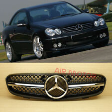 Front Grille For Benz W209 CLK-Class 2004-2009 CLK430 CLK500 CLK550 Gloss Black picture