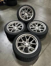 (4) WIDEBODY 20x11 Silver SRT Hellcat 50th ANV Wheels Tires Charger Challenger picture