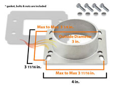 Mass Air Flow Sensor Intake Adapter Plate For 91-94 Capri 1.6L L4 picture