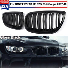 Gloss Black Front Kidney Grill Grille for BMW E92 E93 M3 328i 335i Coupe 07-10 picture
