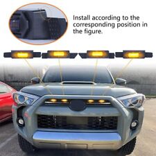 4X Raptor for 4runner 2020 2021 2022 2023 Front Grill Amber LED Grille Lights picture