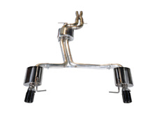AWE Touring Exhaust for Audi C7 A6 3.0T Dual Outlet, Diamond Black Tips picture