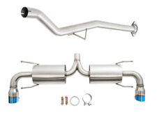 MEGAN RACING OE-RS CATBACK EXHAUST BLUE TIP FOR 04-08 MAZDA RX8 SE3P 13B-MSP picture