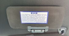 GMC Syclone Typhoon Notice Graphic For Sun visor picture