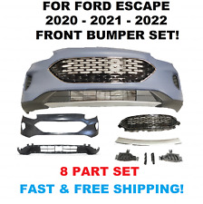 Fits 2020 2021 2022  FORD ESCAPE FRONT BUMPER COVER UPPER LOWER FOG LIGHT COVERS picture