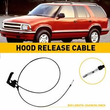 HOOD LATCH RELEASE CABLE WITH HANDLE 912-001 For GMC S10 BLAZER S15 JIMMY SONOMA picture