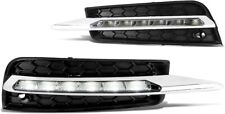 Fits 2011-2014 Chevy Cruze SMD LED Fog Lights Driving Lamps+Bezels Left+Right picture