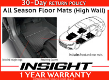 2019 - 2022  Honda Insight Black High Wall All Season Floor Mats - 08P17-TXM-100 picture