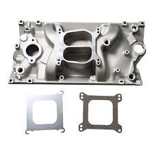 For Chevy Small Block Vortec 305 / 350 Carbureted Dual Plane Intake Manifold picture