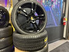 22” Porsche Cayenne wheels And Tires Set Of 4  5x130 bolt pattern offset 55 picture
