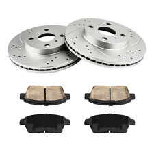 Front Drilled Brake Rotors W/ Ceramic Pads For 2004-2006 Scion xA xB 1.5L Base picture