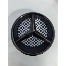 Front Grill Star Emblem For 2008-2013 Mercedes Benz W204 C300 GLK350 Black Badge picture