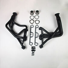 LONG TUBE HEADER Fits 72-74 Dodge D150 D250 W150  Plymouth 2WD & 4WD Black picture