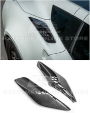 For 14-19 Corvette C7 Z06 Factory Style Carbon Fiber Rear Quarter Intake Vents picture