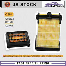 7286322 7221934 Air Filter Kit Compatible With Bobcat S570 S590 S650 T590 T630 picture