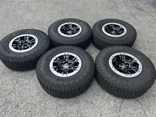 17” Gloss Black Factory Ford Bronco Sasquatch OEM Wheels Rims Tires  picture